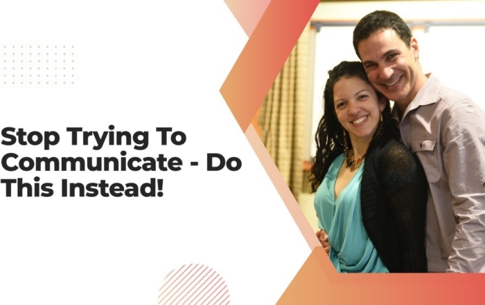 Gal Szekely and Liron Cohen sharing a romantic moment together, illustrating emotional responsiveness and strong connection in a successful marriage.