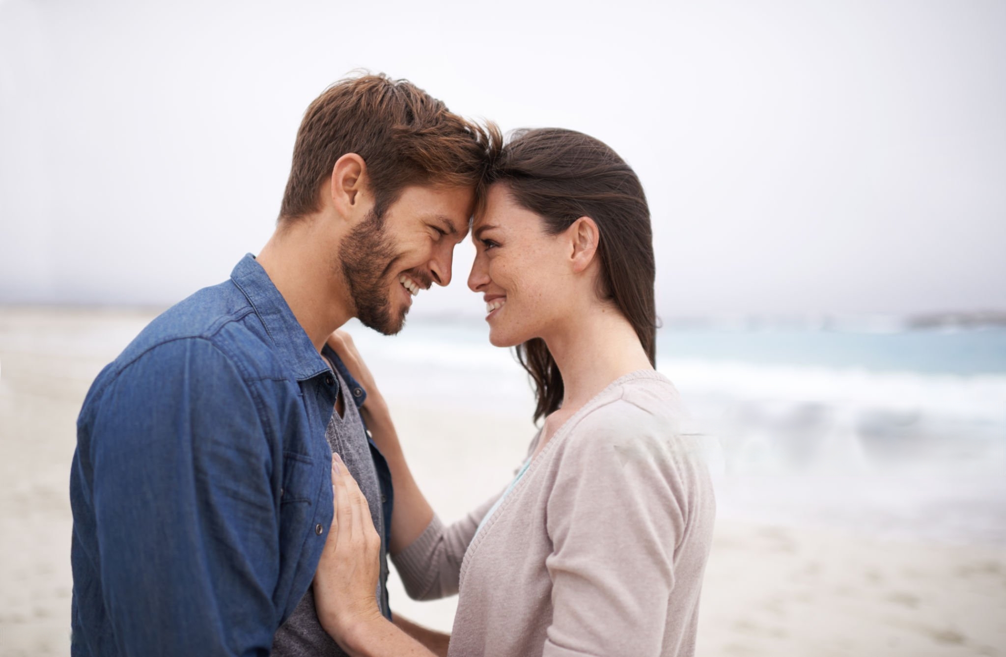 couple gazing lovingly at each other